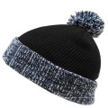 Acrílico Barato Plain POM POM Malha Beanie Hat